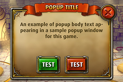 Popup style concept